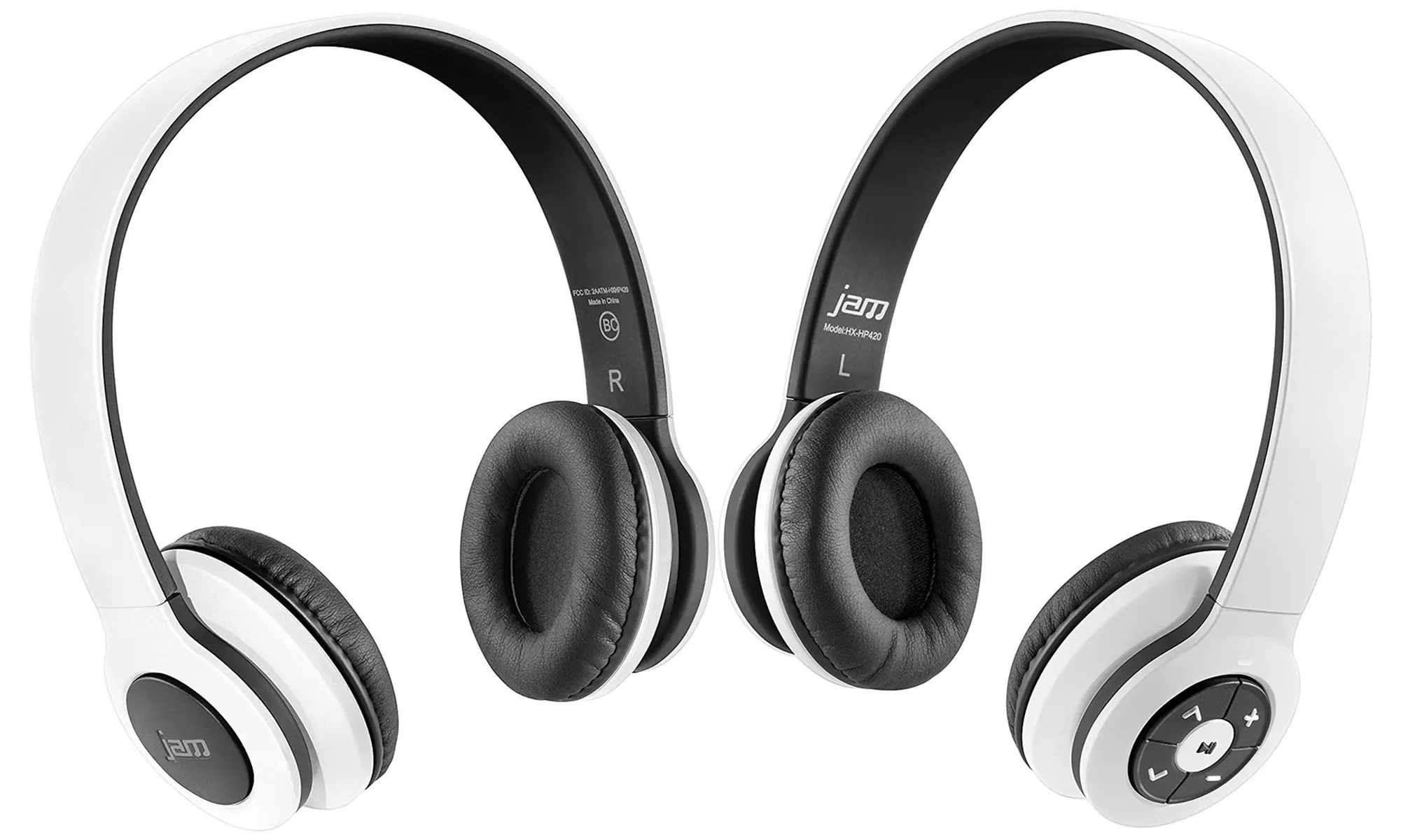 HMDX Jam Transit HX-HP420 Over‑Ear Bluetooth Wireless Headphones (Refurbished) - Second Medium