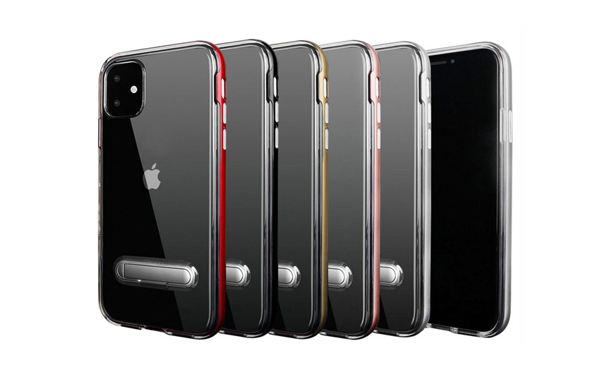 Image 8: Coque en TPU avec support intégré et 2 protecteurs d'écran