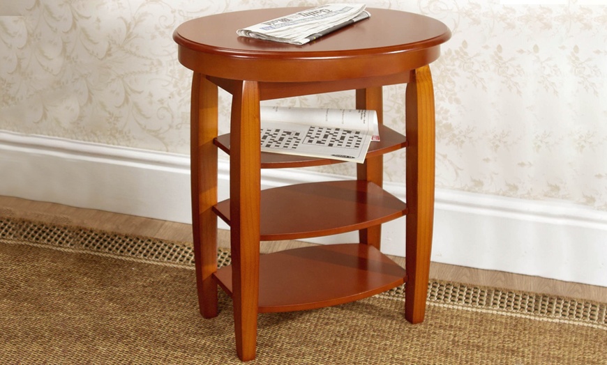 Image 2: Swivel Top Table