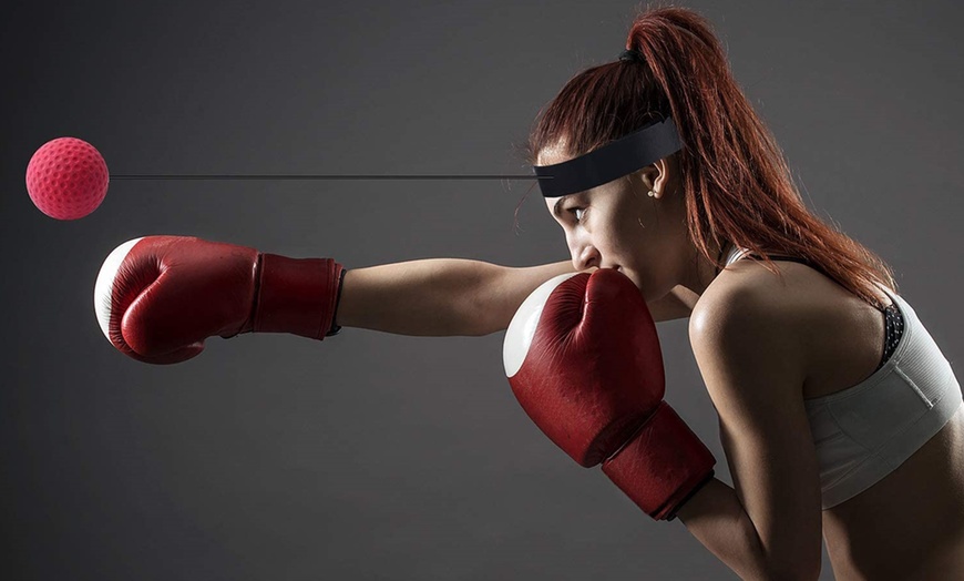 Image 3: Boxing Headband with Fight Ball