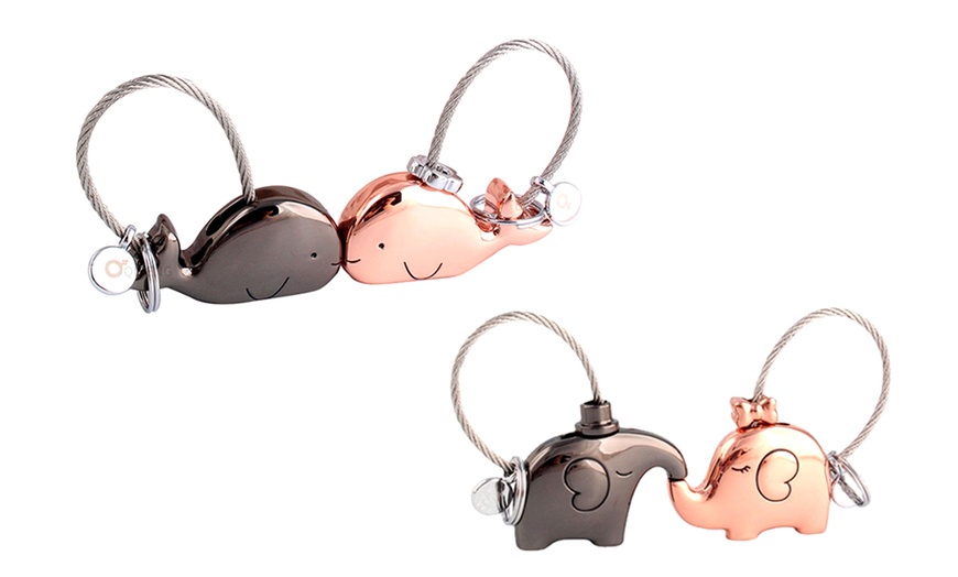 Image 1: Pair of Animal-Themed key rings
