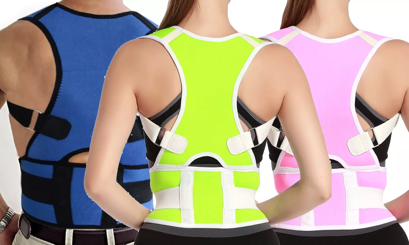 Adjustable Posture Support Brace and Double-Compression Belt - Primary Image