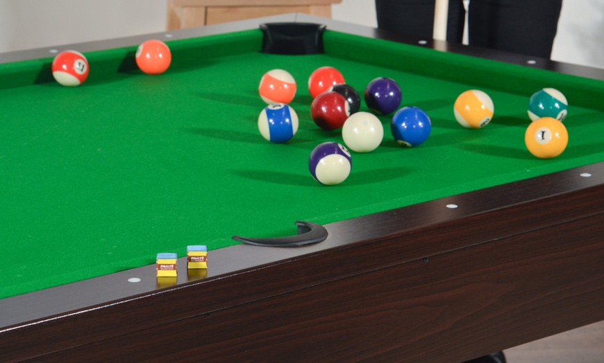 Image 4: Table de billard américain convertible