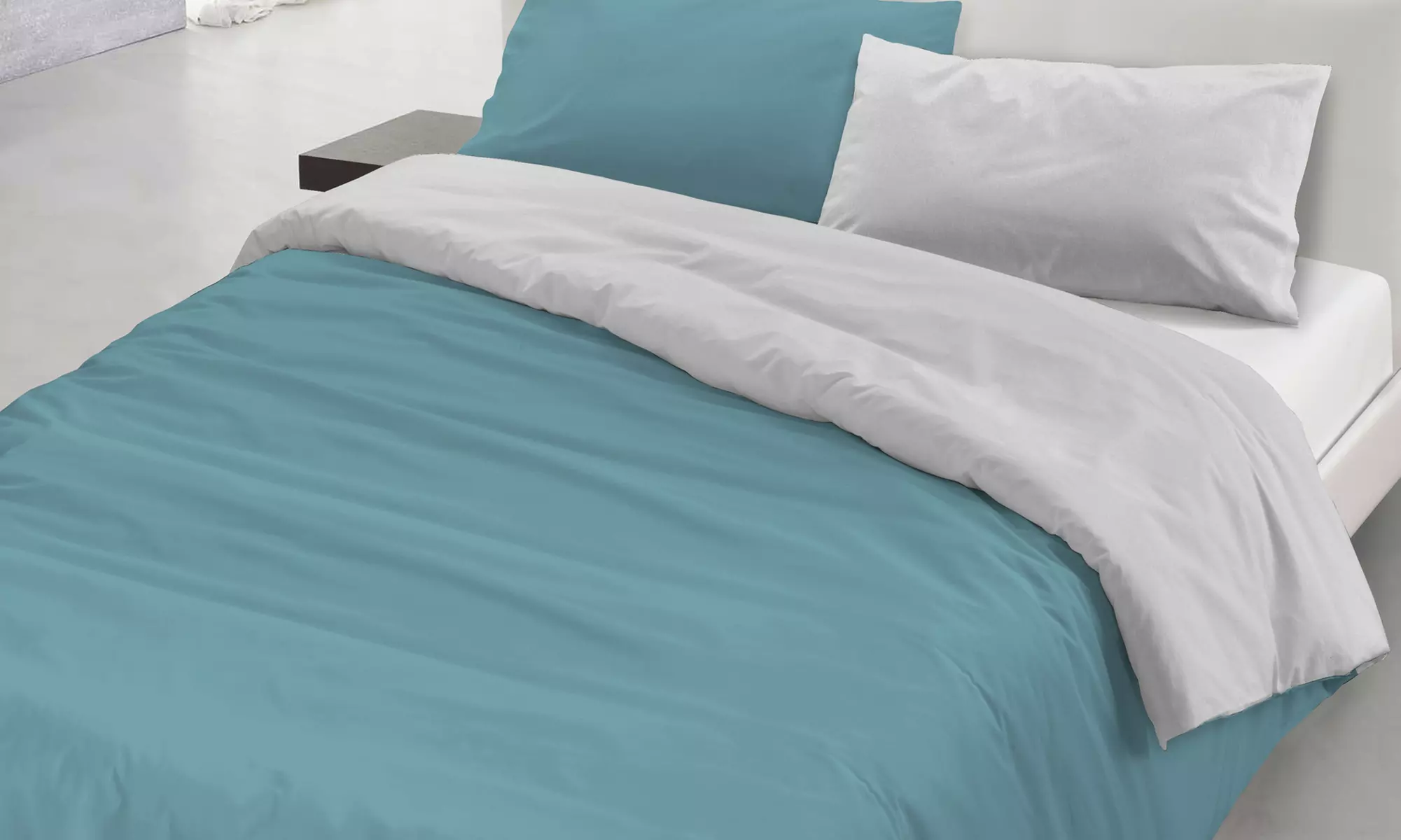 Ensemble housse de couette "Couleur naturelle"