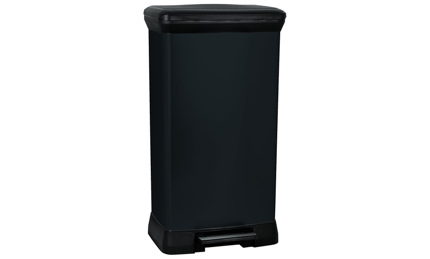 Image 12: Curver 50L Deco Pedal Bin