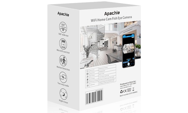 apachie fisheye security camera