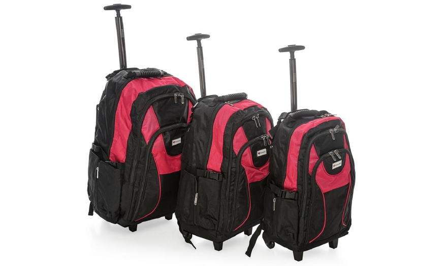 Image 11: Detachable Trolley Backpacks