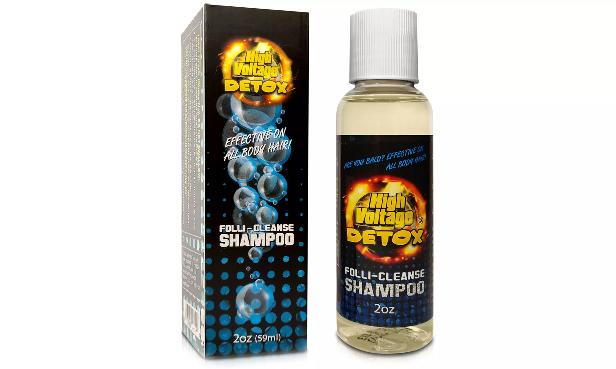 Detox Saliva Cleanse Mouthwash and/or Shampoo (2 Fl. Oz.) by High Voltage - Second Medium