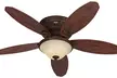 Hunter 46" or 52" Flush-Mount Ceiling Fans (Manufacturer Refurbished) - Second Medium