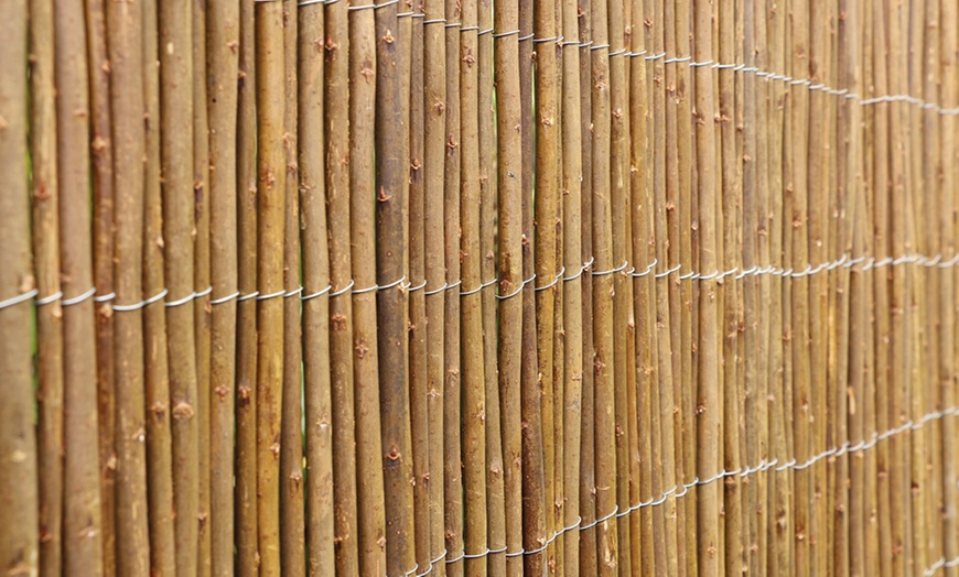 Image 2: Willow Cane Fence