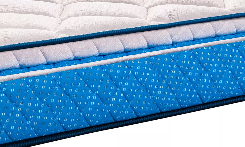 Matelas Royal Saphir à mémoire de forme avec surmatelas relié, coutil bambou, 20cm livraison gratuite, marque Sampur - Image 4