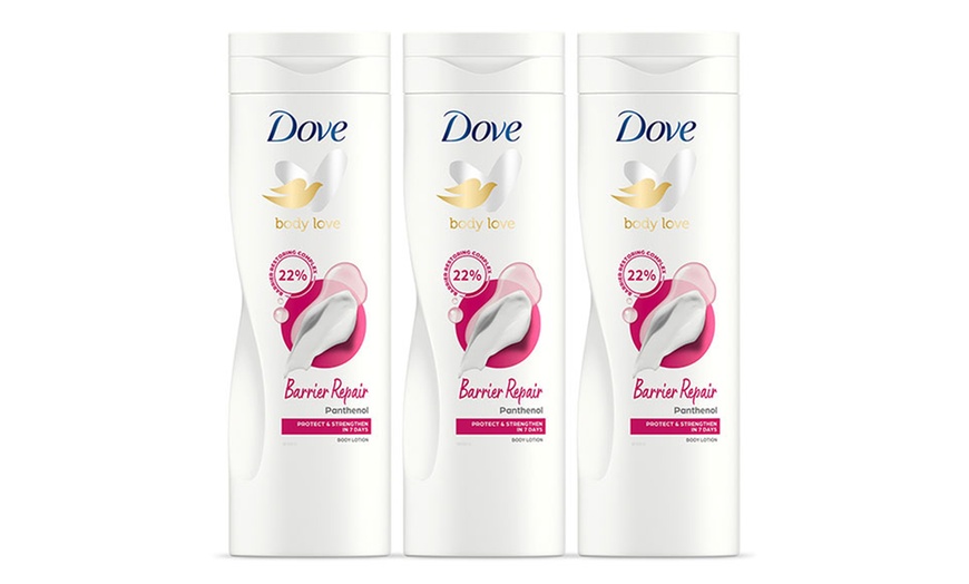 Image 8: Three- or Six-Pack of Dove Body lotions 400ml