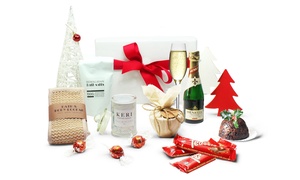 Christmas Hamper with Wine