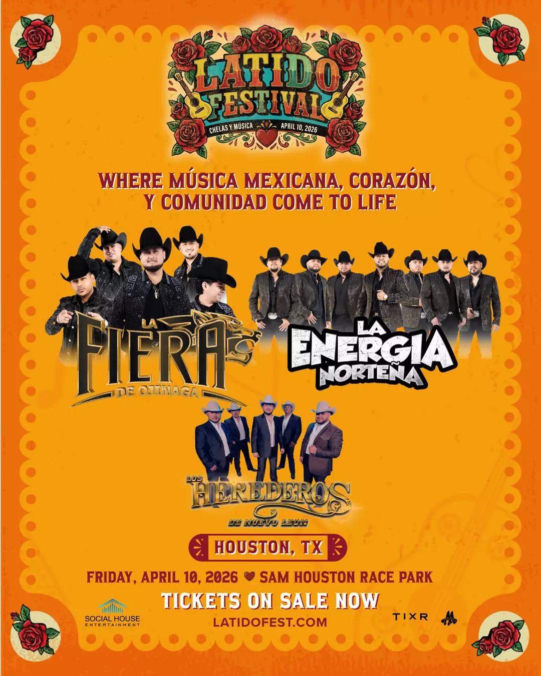 Latido Festival Tickets with Live Mexican Music Lineup