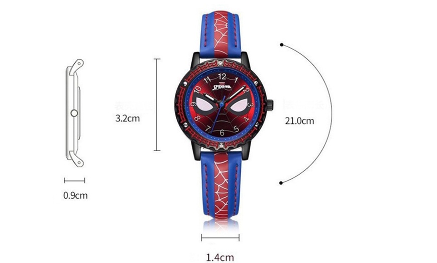 Image 5: Spider-Man Inspired Kids Water-Resistant Watch