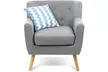 Fauteuil scandinave Charles - Second Medium