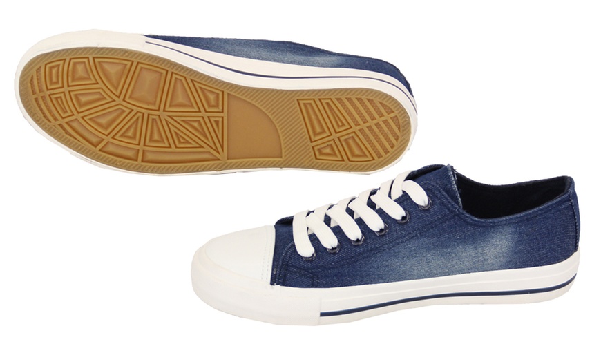 Image 5: Women's Lace Up Plimsolls