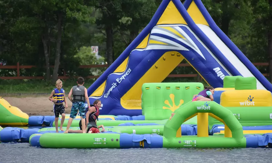 Inflatable Waterpark Admission for Two, Four, or Six People to Oasis Campground And Waterpark (Up to 42% Off) - Second Medium