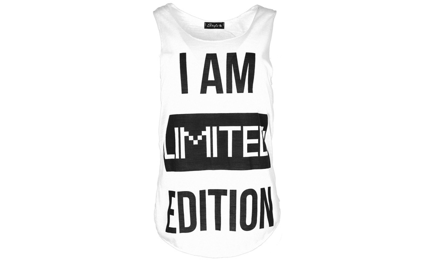 Image 5: I am Limited Edition Vest Top