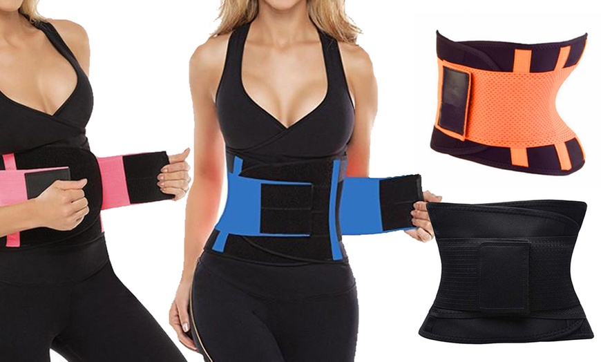 Image 1: Waist Trainer Belt