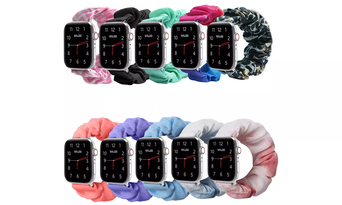 Waloo Elastic Scrunchie Band for Apple Watch Series 1–5 - Primary Image