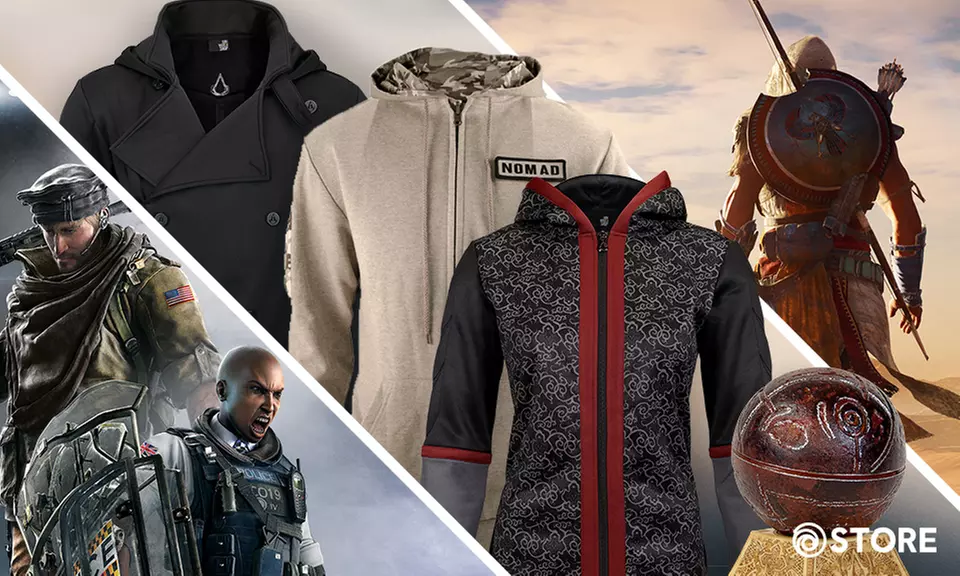 Merchandise from Ubisoft (Up to 63%). Four Options Available. - Primary Image