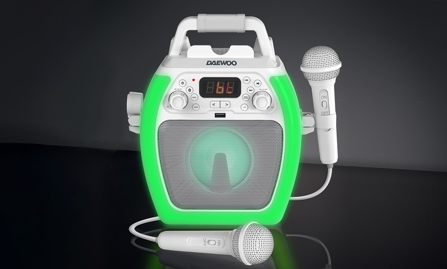 Image 2: Daewoo Bluetooth Karaoke Machine