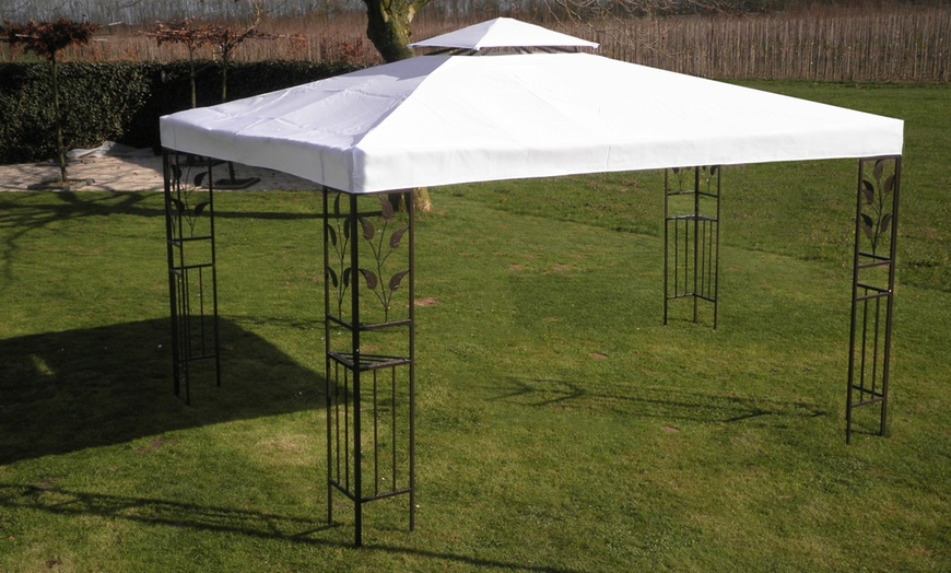 Image 1: White Gazebo 