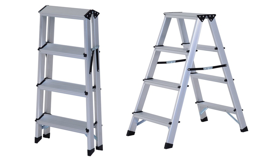 Image 3: HomCom Stepladder Selection