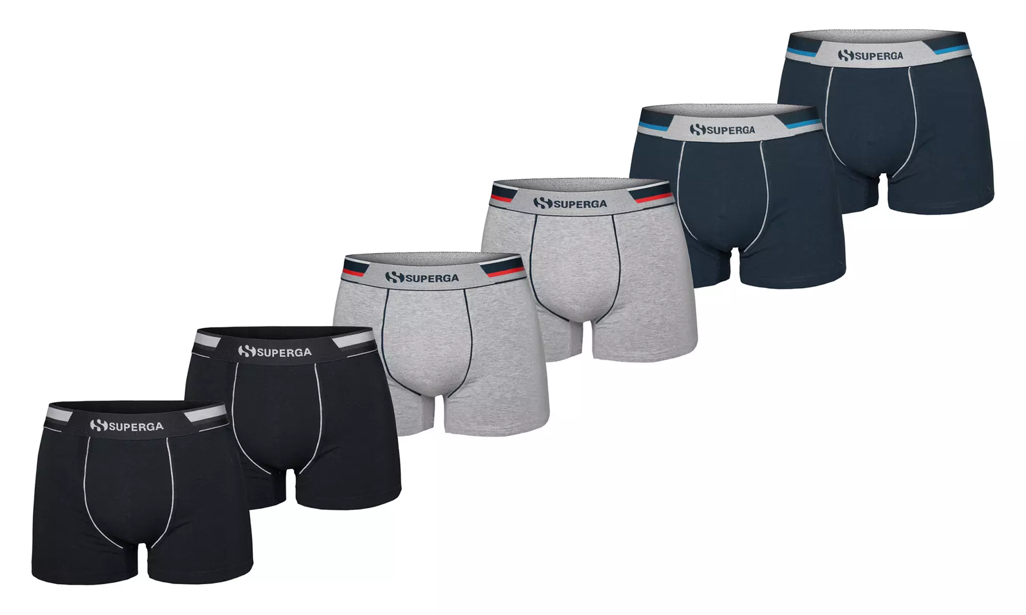 6 paia di slip o boxer Superga