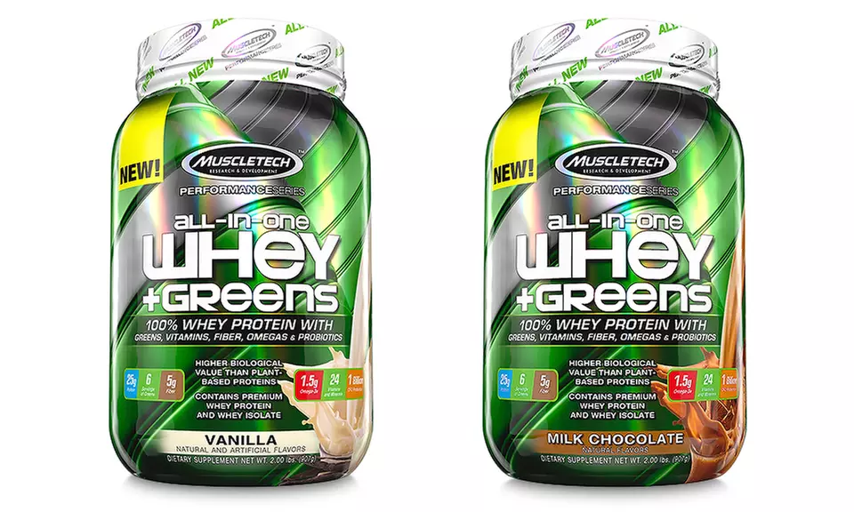 Muscletech All-In-One Whey + Greens Supplements (2 Lb.) - Primary Image