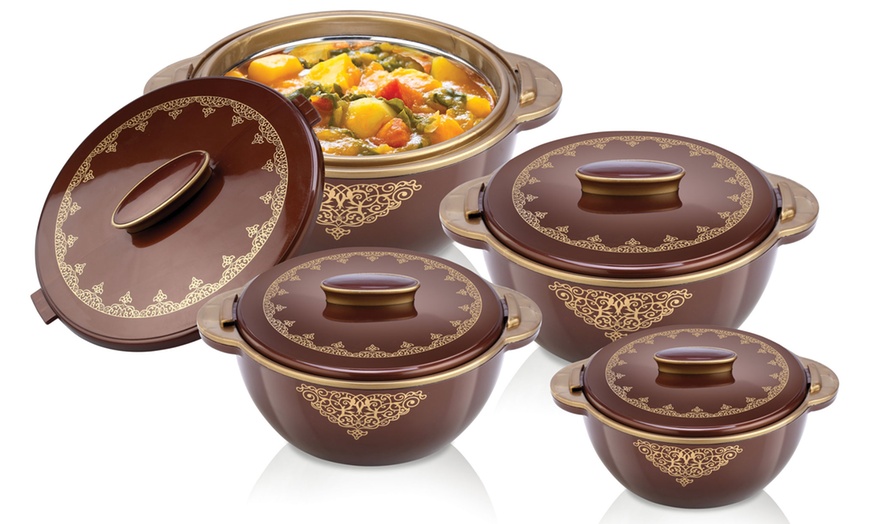 Image 3: Four-Piece Solitaire Hot Pot Set