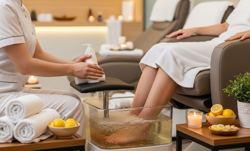 Image 2: One, Two or Three Ionic Foot Detox w/ Foot Soak, Foot Scrub and More