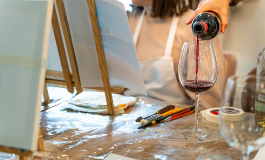 Image 8: Taller de pintura o cerámica para 1, 2 o 4 personas con vino o cerveza