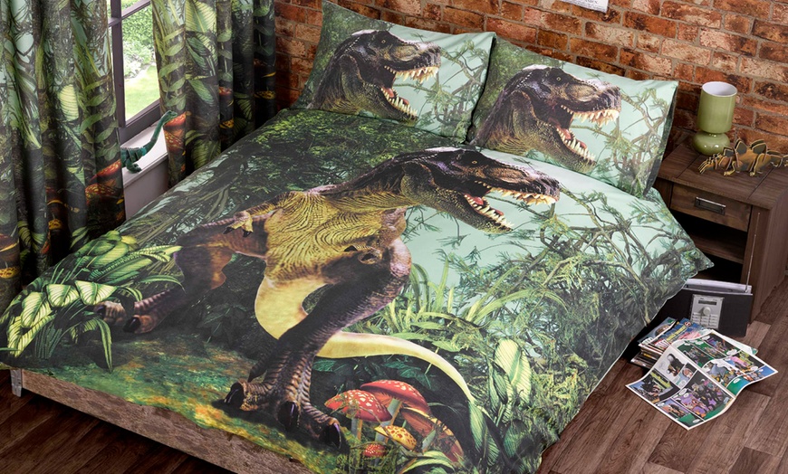 Image 1: T-Rex Duvet Set
