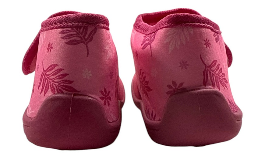 Image 3: Chausson fille avec imprimé Lilo & Stitch rose 