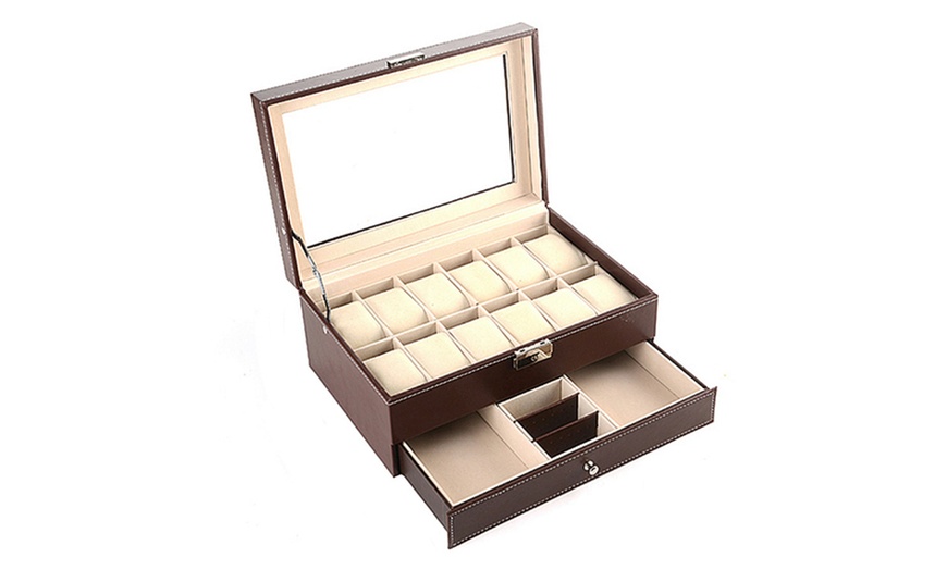 Image 2: 12 or 20-slot watch case