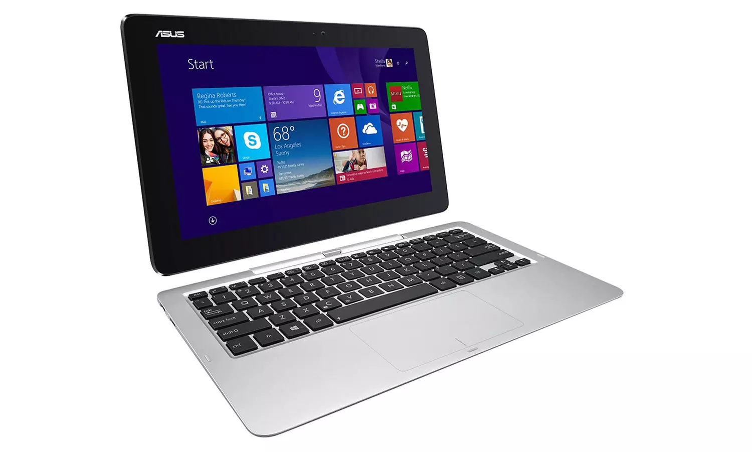 ASUS Transformer Book 11.6'' 2-in-1 Touchscreen Laptop with Intel Processor and 32GB SSD (Refurbished) - Primary Image