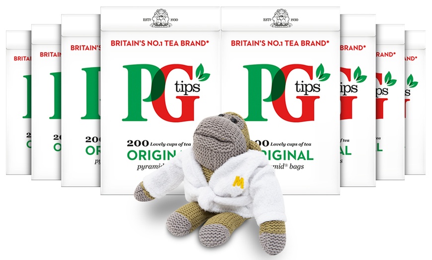 Image 3: 200 Teabags Plus Monkey Gift Set

