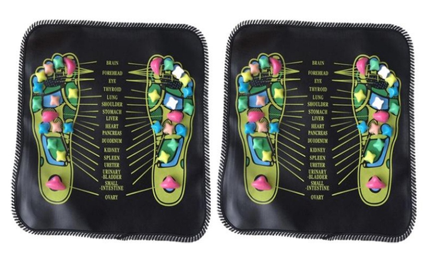 Image 3: One or Two Reflexology Foot Exerciser Mats