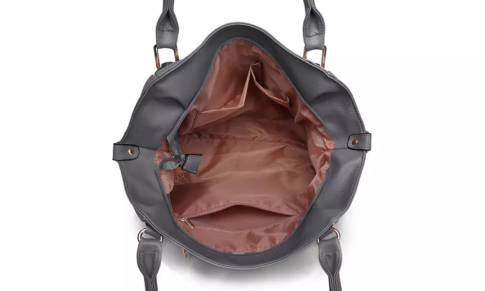 PU Leather Hobo Shoulder Bag Tote Bag
