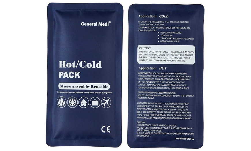 Image 1: Reusable Hot Cold Ice Gel Pack
