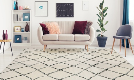 Tapis à impressions berbères, 100% coton