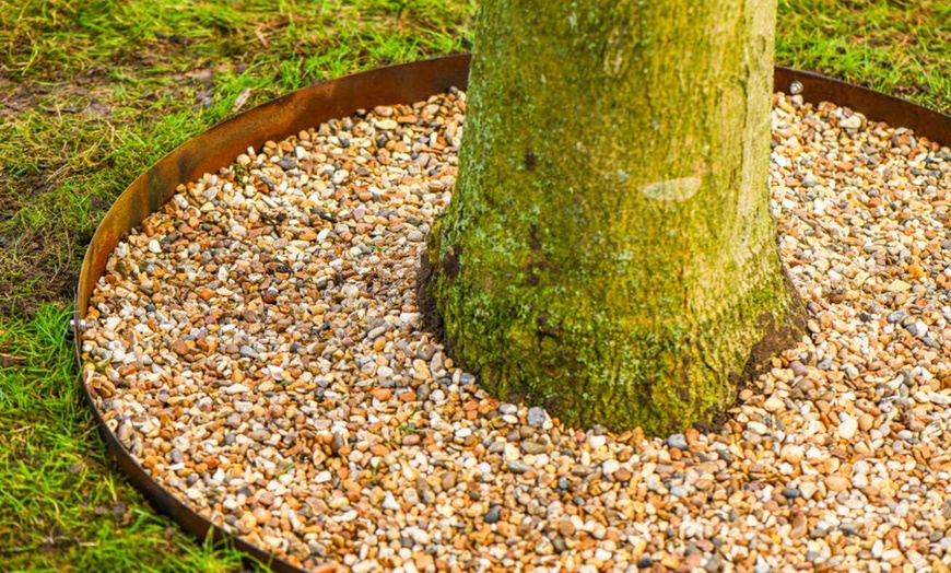 Image 1: 60cm or 90cm Circular Metal Border Edging