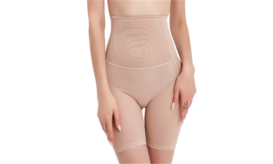 Image 4: Padded Hip and Butt Lifter High-Waisted Shorts Shapewear