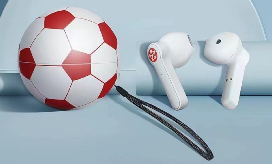 Image 12: 2022 World Cup Football Earbuds