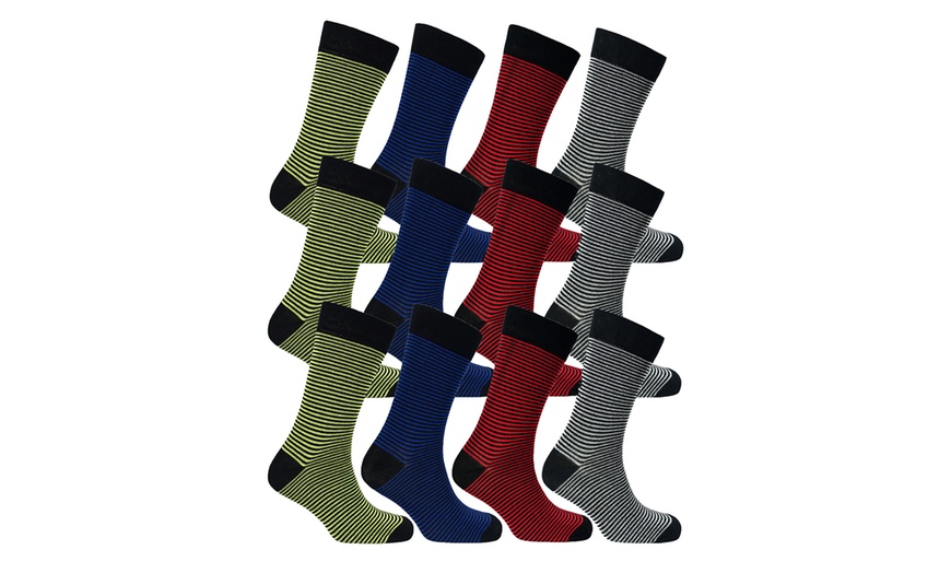 Image 7: 12-Pack of Men's Design Socks