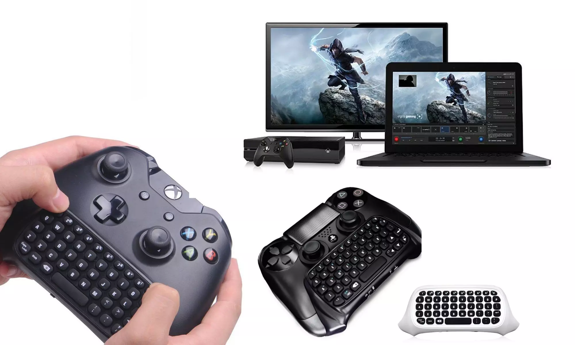 Keyboard für Xbox und PS4 Controller inkl. Versand - Primary Image