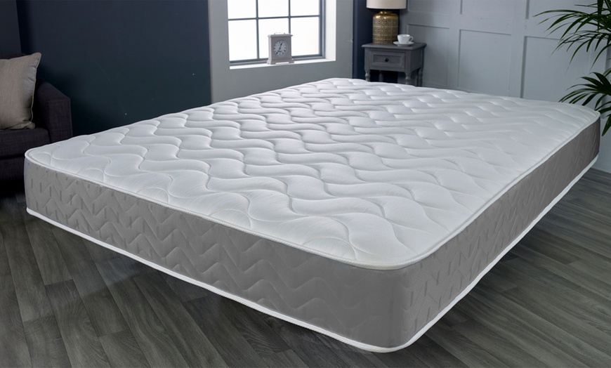 Image 1: Memory Foam Hybrid Sprung Open Coil Mattress