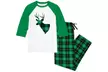 Nap Chat Green Plaid Pajamas for Men and Women - Second Medium